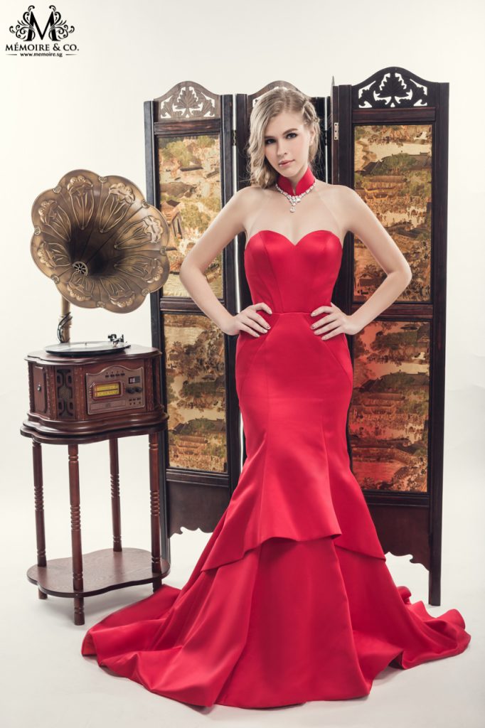 photo studio shooting for romance collection