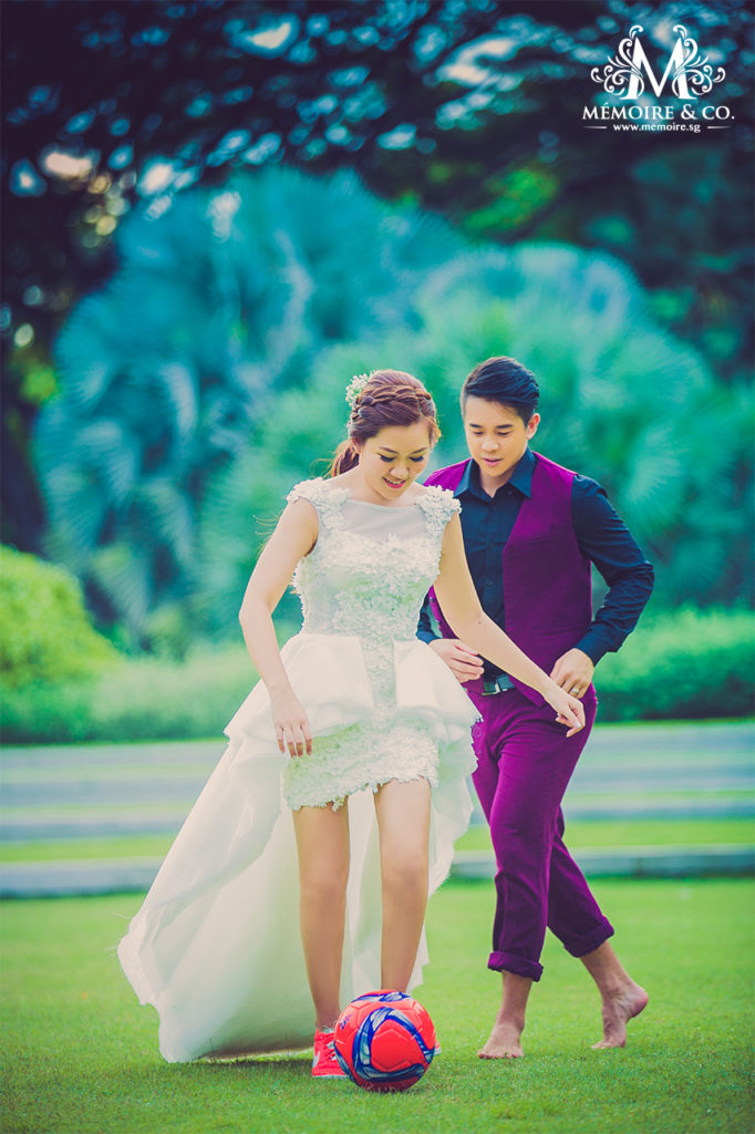 Malcom Pow & Evelyn Teo Jingwen couple photo shoot