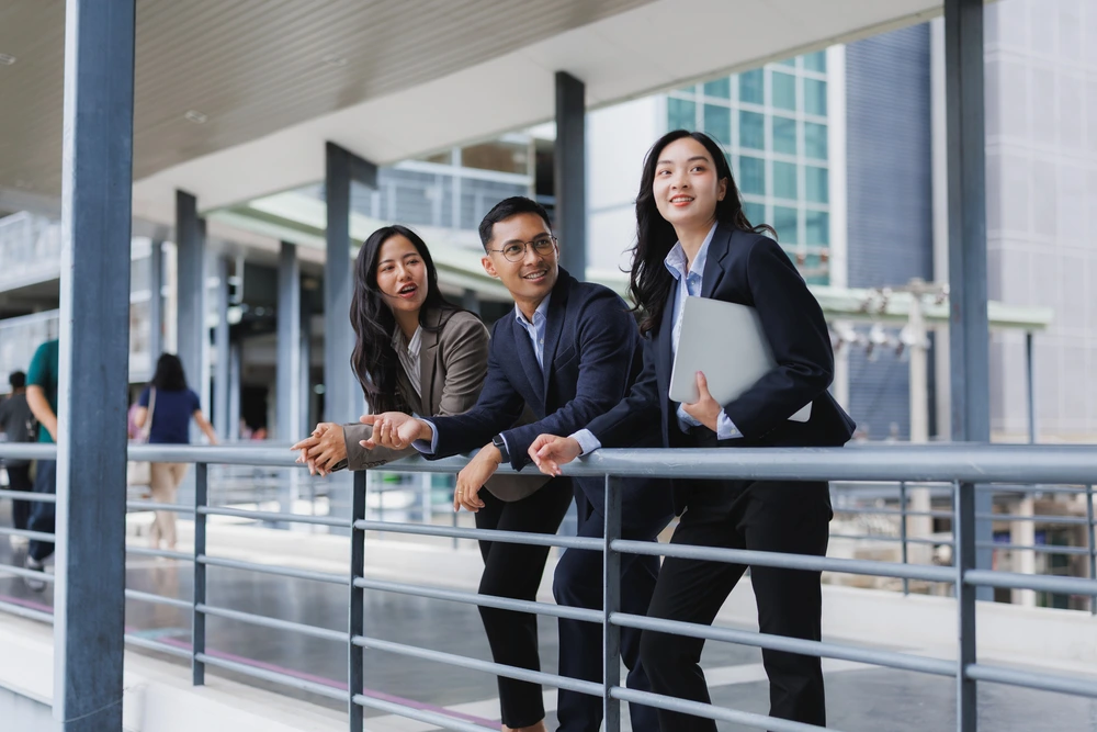 Professional business photoshoot